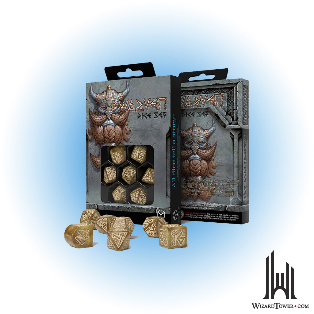 Dice Set - Dwarven Gold 7ct