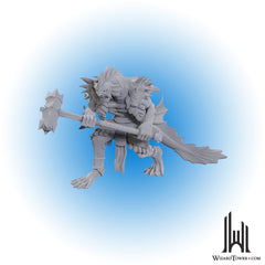 Unpainted Miniature - Dungeons & Dragons - Sahuagin Coral Smasher