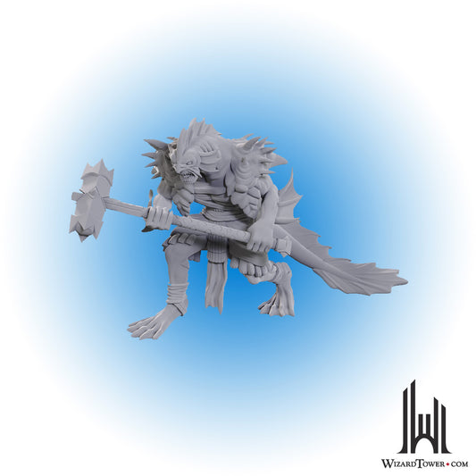 Unpainted Miniature - Dungeons & Dragons - Sahuagin Coral Smasher
