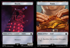 Dalek (0012) // Food (0027) Double-Sided Token - Foil