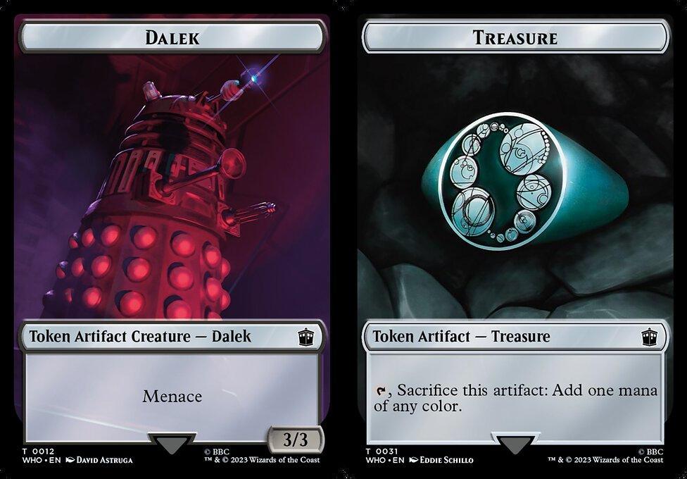 Dalek (0012) // Treasure (0031) Double-Sided Token