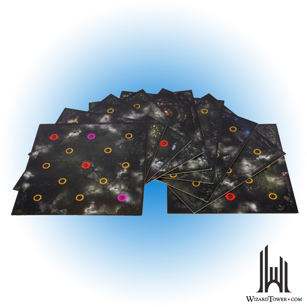 Dark Souls Board Game - Darkroot Basin & Iron Keep Tiles