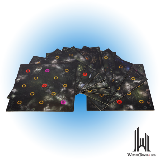 Dark Souls Board Game - Darkroot Basin & Iron Keep Tiles