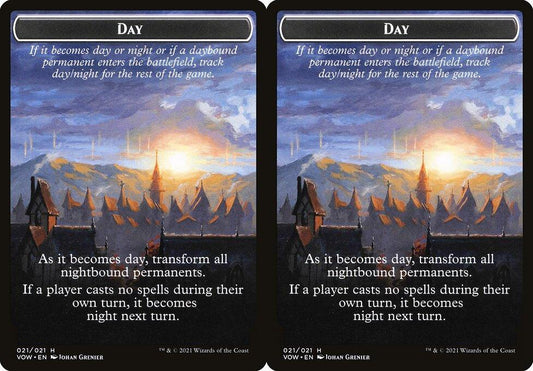 Day (021) // Night (021) Double-Sided Token
