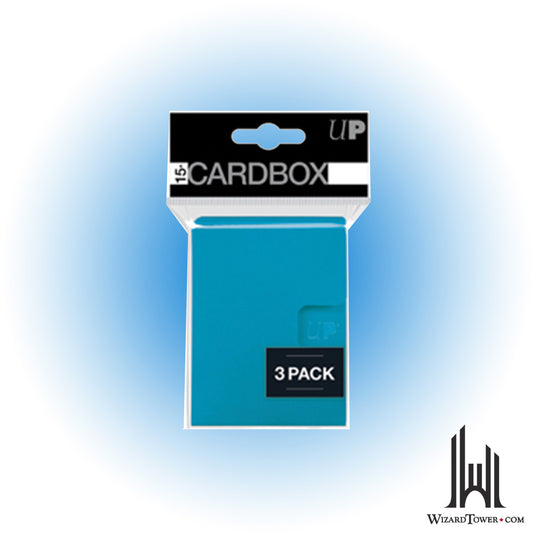 Deck Box - Card Box Pro - Light Blue 15+ 3pk