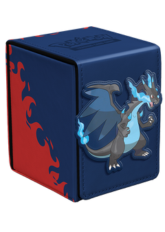 Deck Box - Pokemon Alcove Flip Mega Charizard X 100+