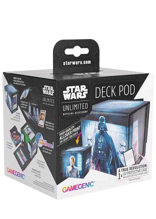 Deck Box - Star Wars Unlimited - Deck Pod - Darth Vader & Grand Moff Tarkin 60+