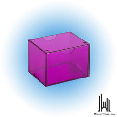 Deck Box - Strongbox Clear Purple 100+
