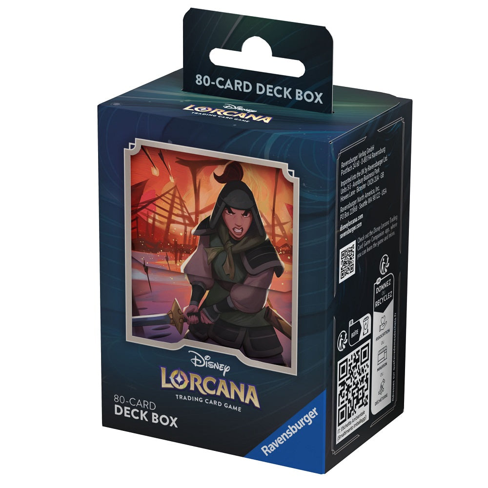 Deck Box - Lorcana - Mulan, Soldier in Training 80+