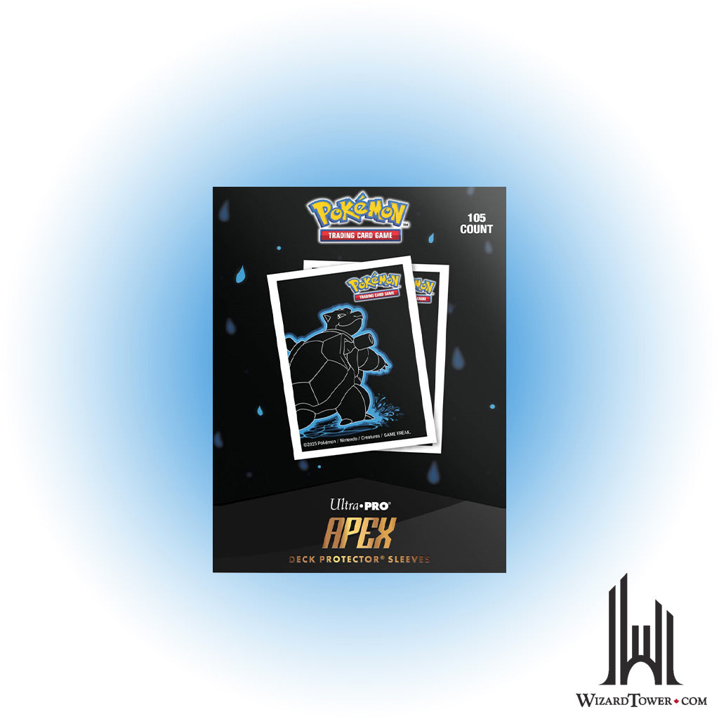 Deck Protectors - Apex Neon Kanto Blastoise 105ct