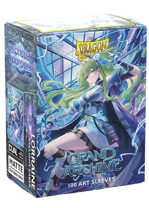Deck Protectors - Dragon Shield Matte Art Grand Archive: Lorraine, Arclight Saber 100ct