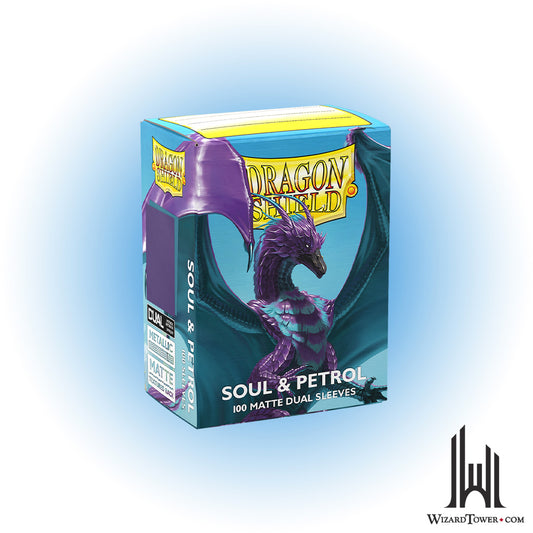 Deck Protectors - Dragon Shield Matte Dual Soul & Petrol 100ct