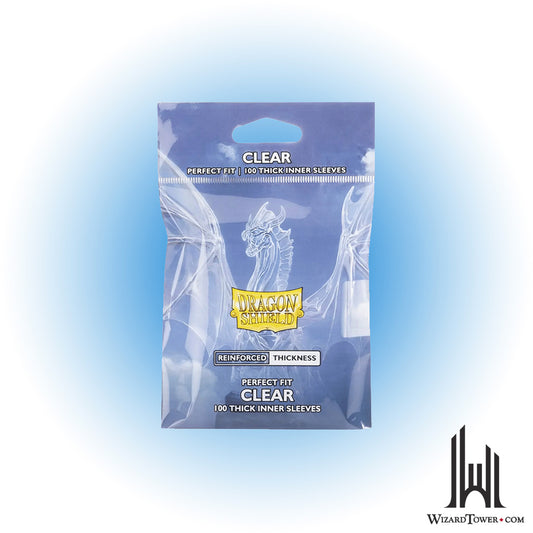 Deck Protectors - Dragon Shield Perfect Fit Clear Thick 100ct