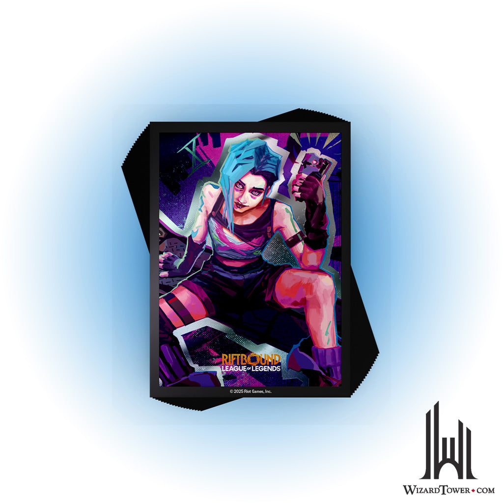 Deck Protectors - Riftbound: League of Legends Origins Jinx 100ct ...