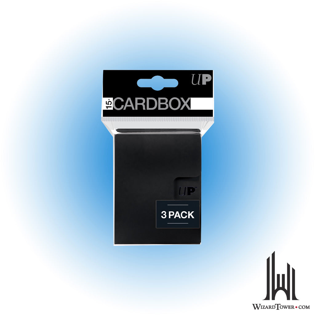 Deck Box - Card Box - Black 15+ 3ct
