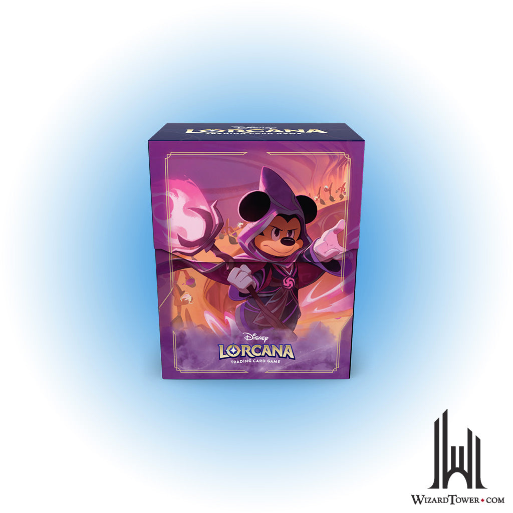 Deck Box - Lorcana - Mickey Mouse, Wayward Sorcerer 80+