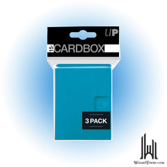 Deck Box - Card Box - Light Blue 15+ 3ct