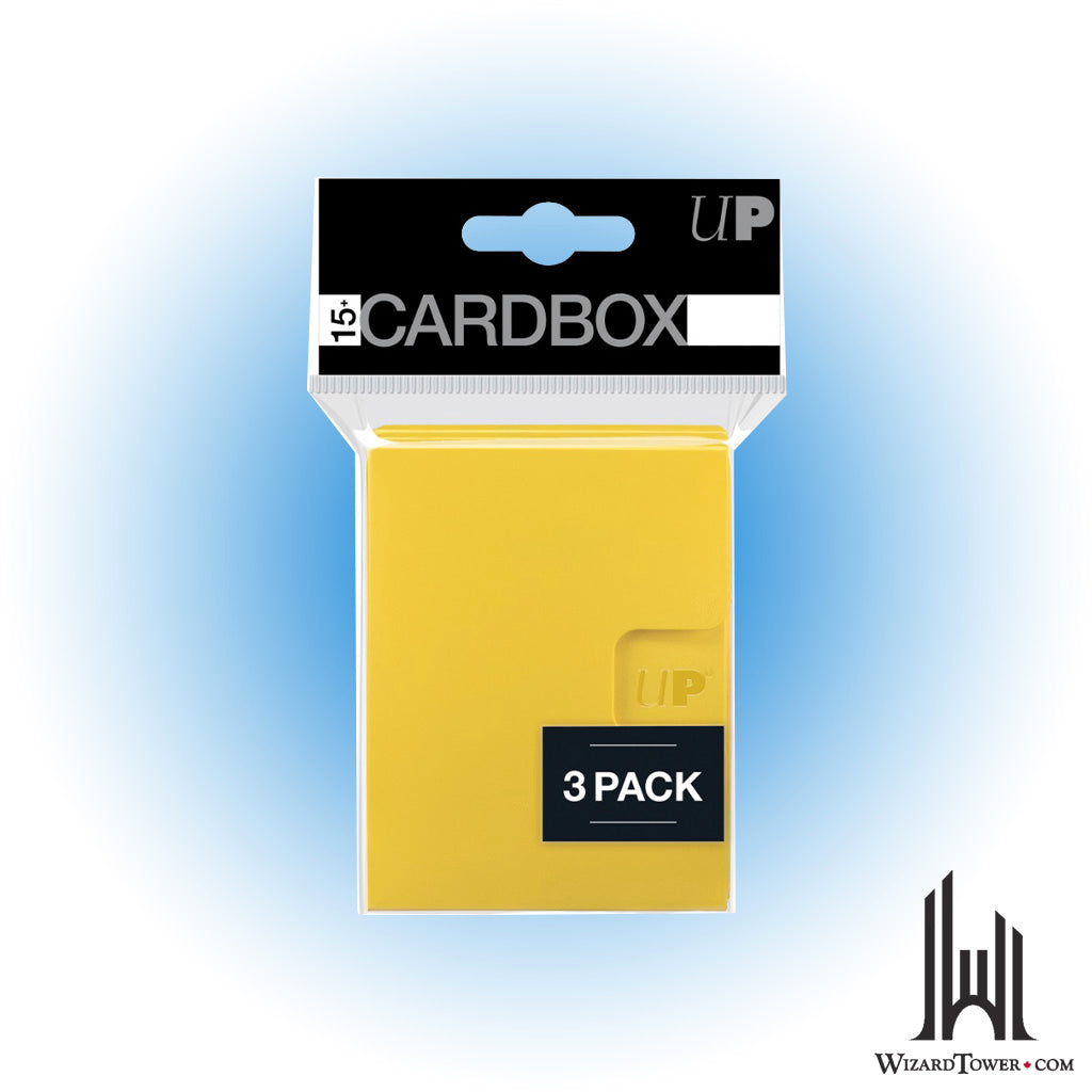 Deck Box - Card Box - Yellow 15+ 3ct