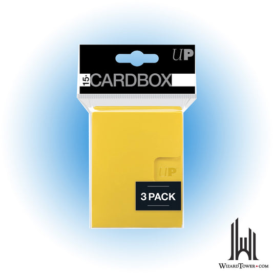 Deck Box - Card Box - Yellow 15+ 3ct