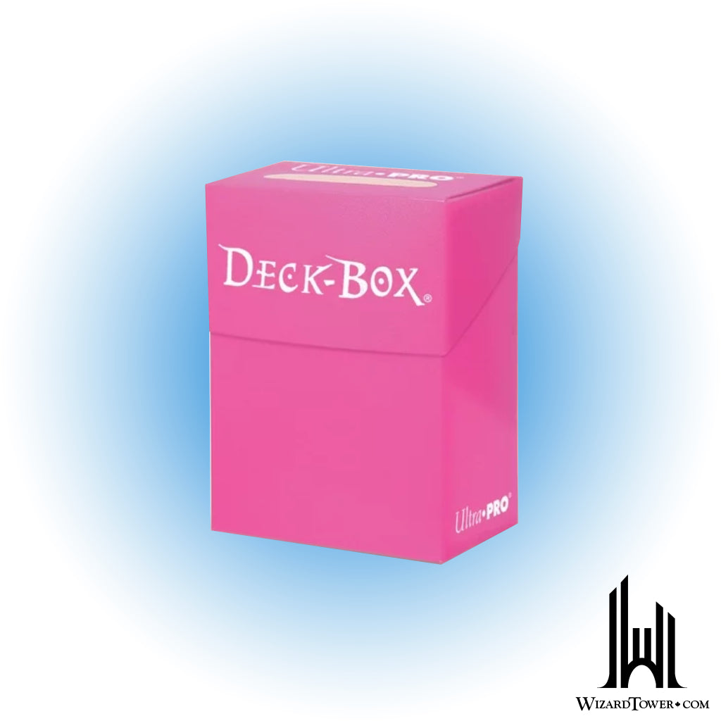 Deck Box - Soft Case - Bright Pink 80+