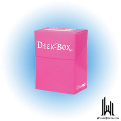 Deck Box - Soft Case - Bright Pink 80+
