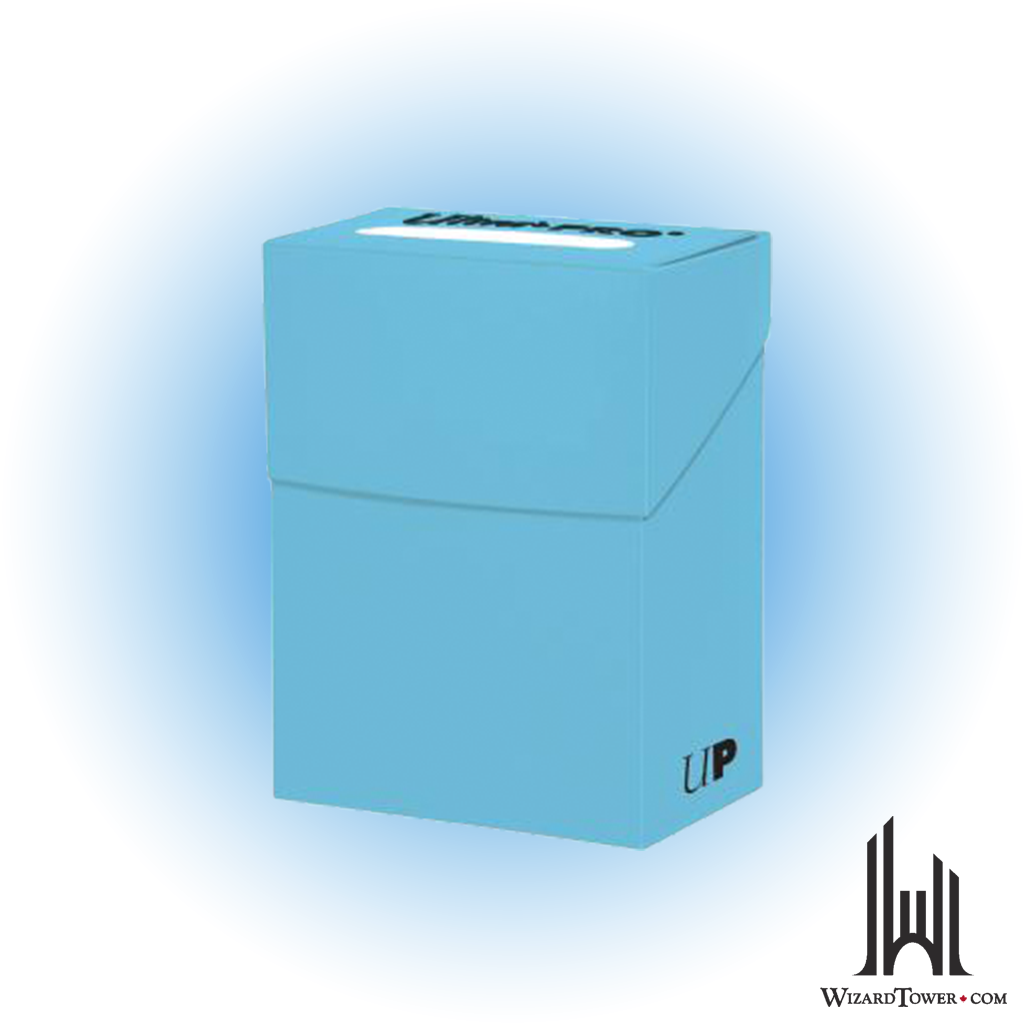 Deck Box - Soft Case - Light Blue 80+
