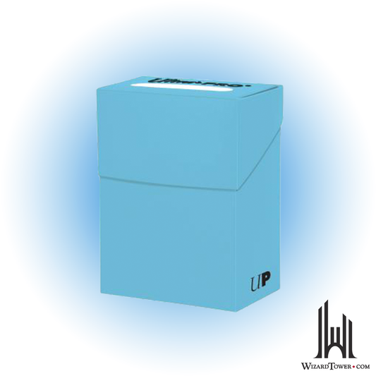 Deck Box - Soft Case - Light Blue 80+