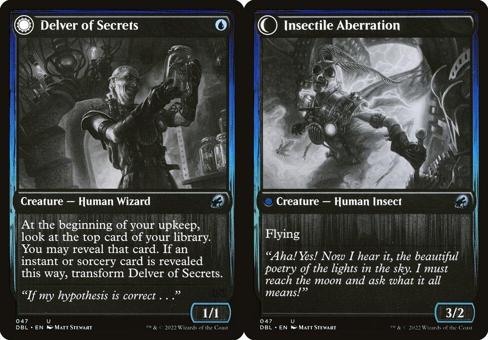 Delver of Secrets // Insectile Aberration