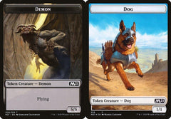Demon (006) // Dog (019) Double-Sided Token - Foil