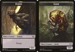 Demon (009) // Germ (010) Double-Sided Token - Foil