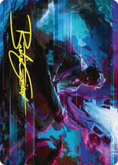 Demonic Counsel (32/54) Art Card (ADSK) - Gold-Stamped Signature