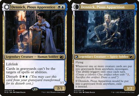 Dennick, Pious Apprentice // Dennick, Pious Apparition - Foil