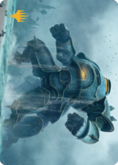 Depth Charge Colossus (14/81) Art Card (ABRO) - Gold-Stamped Signature