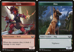Devil (008) // Dog (010) Double-Sided Token - Foil