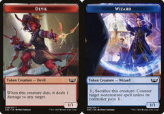 Devil (008) // Wizard (005) Double-Sided Token - Foil