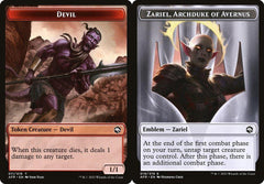 Devil (011) // Zariel, Archduke of Avernus Emblem (019) Double-Sided Token - Foil