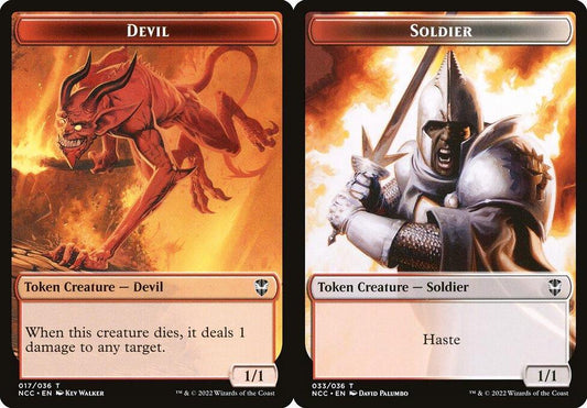 Devil (017) // Soldier (033) Double-Sided Token