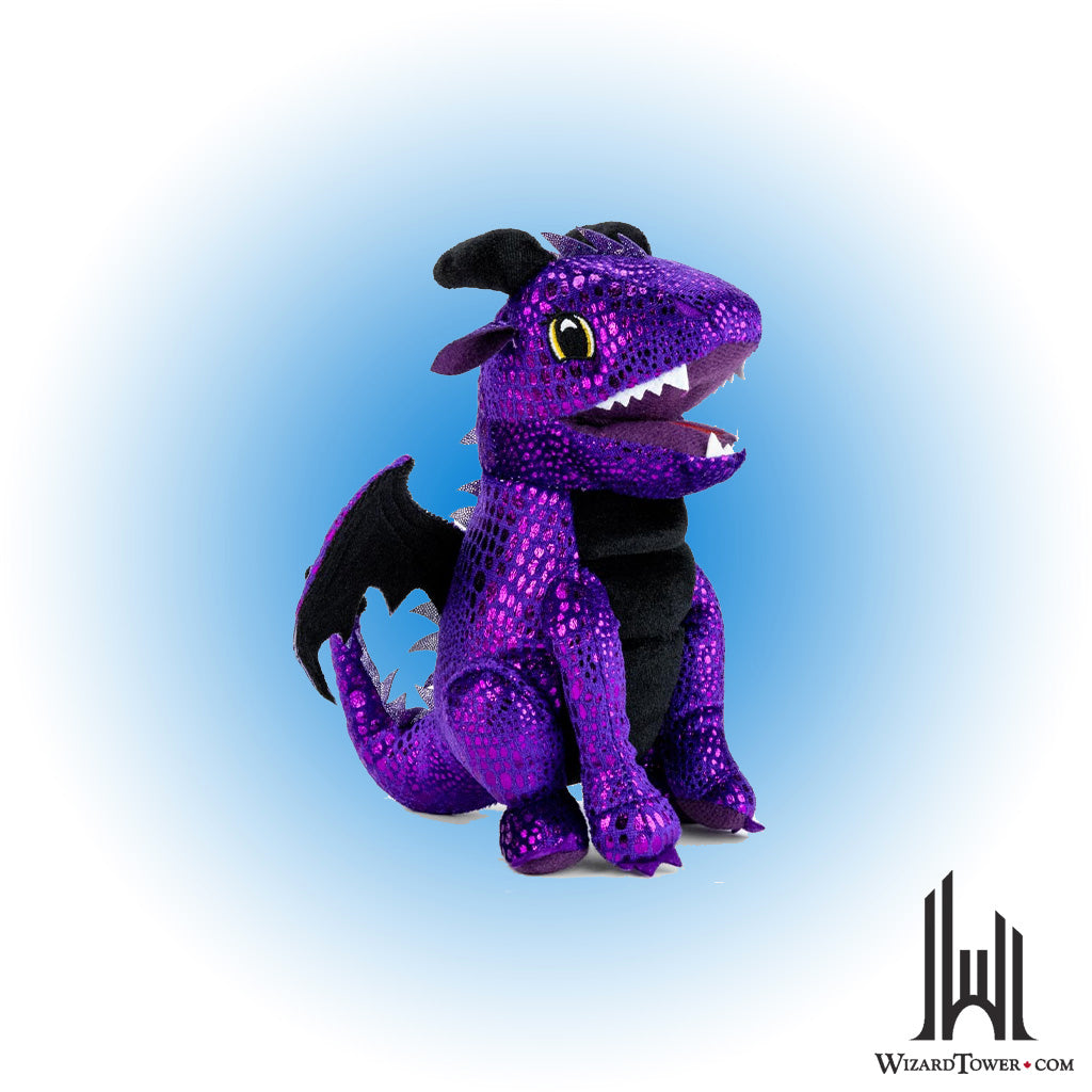 Dice Bag - Plush Purple Dragon