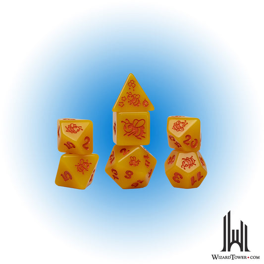 Dice Set - Animals -Golden Buzz 7ct
