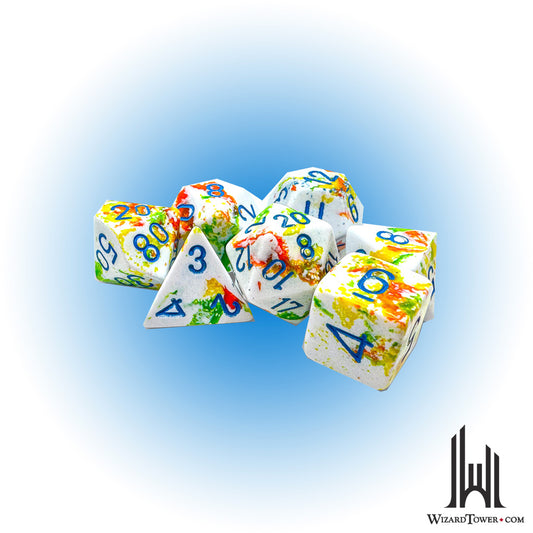 Dice Set - Brush Breezy / Blue 7ct