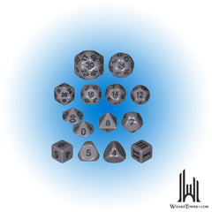 Dice Set - DCC Opaque Grey 14ct