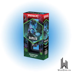 Dice Set - DnD Adventure Ranger Black / Blue 15ct