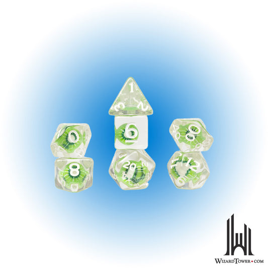 Dice Set - Fruit Slice - Kiwi 7ct