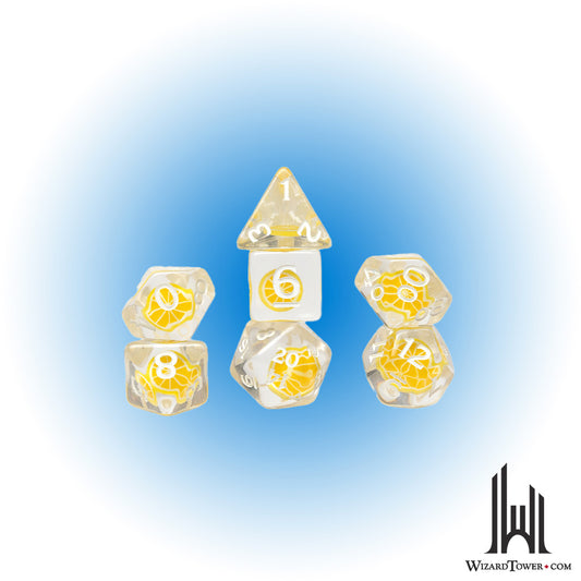 Dice Set - Fruit Slice - Lemon 7ct