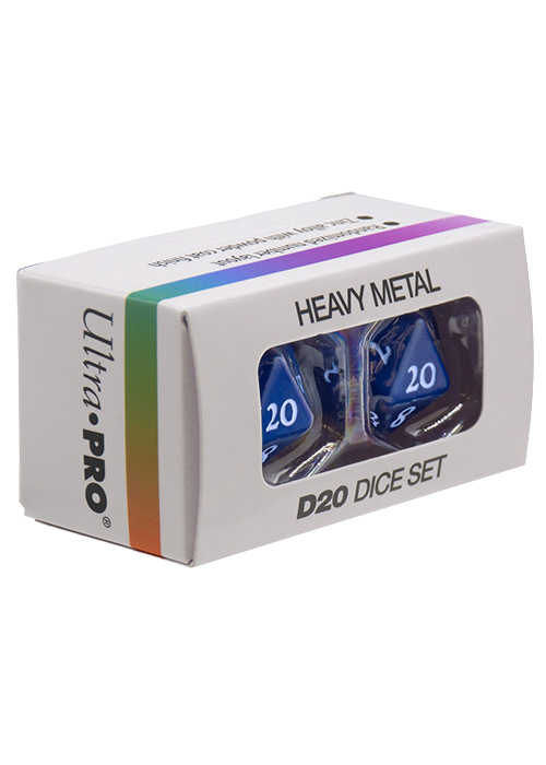 Dice Set - Heavy Metal Vivid Blue d20 2ct