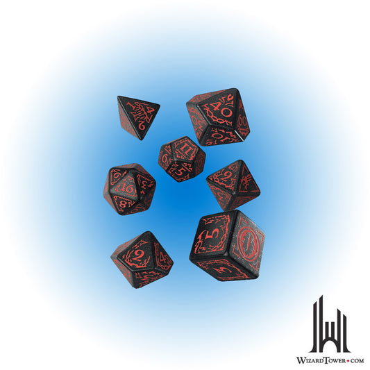 Dice Set - Lord of the Rings Mordor 7ct