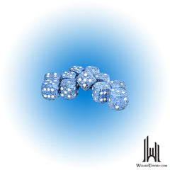 Dice Set - Speckled Ocean Stone 16mm d6 12ct