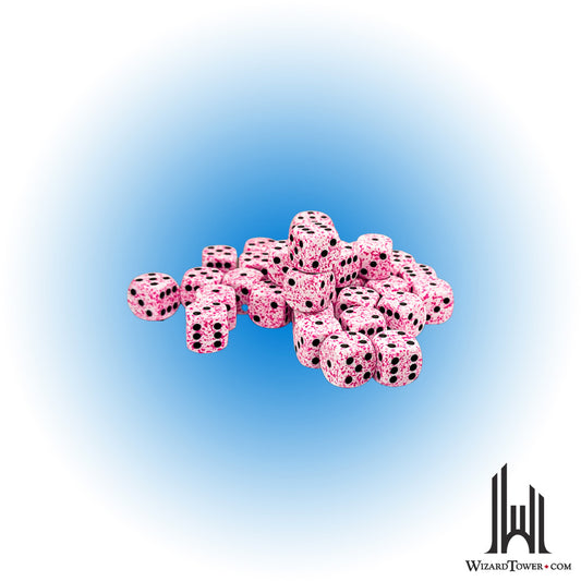 Dice Set - Speckled Pink 12mm d6 36ct