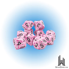 Dice Set - Speckled Pink d10 10ct