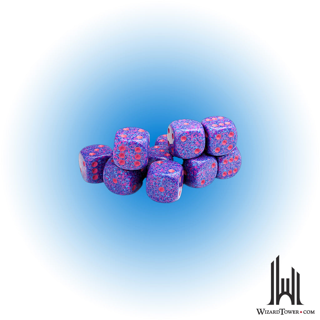 Dice Set - Speckled Purple Passion 16mm d6 12ct